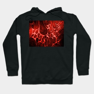 BURNT ORANGE NEON  WORLD WIDE WEB Hoodie